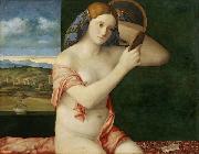 Naked Young Woman in Front of the Mirror Giovanni Bellini